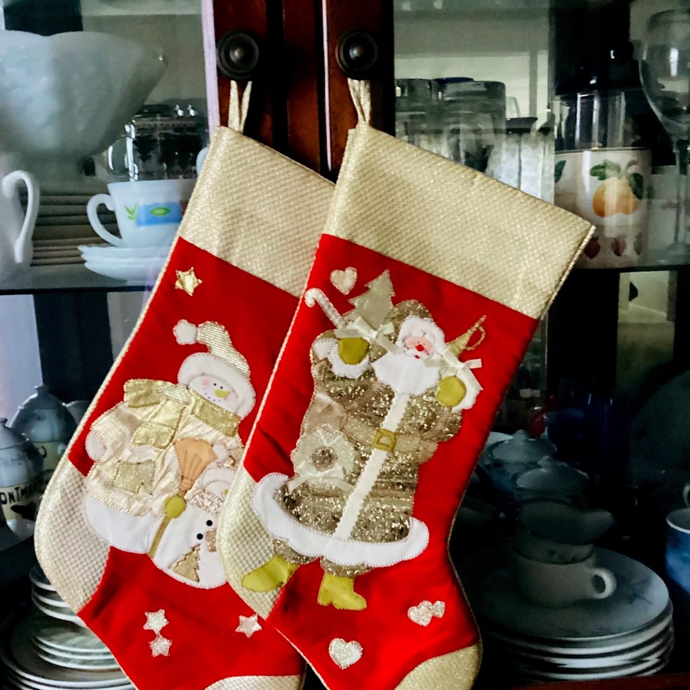 Vintage Prima Creation Christmas Stockings
